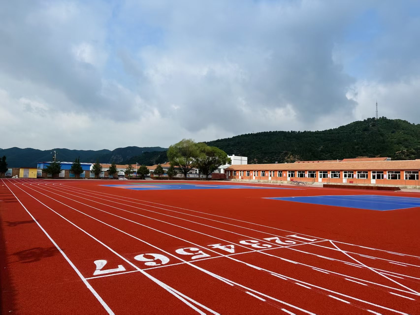 安顺市自结纹塑胶跑道混合型塑胶跑道 - 方案